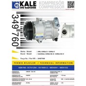 Resim Kale-349760 - Klima Kompresörü Opel Corsa D 1.0 1.2 1.4 09 14 C 