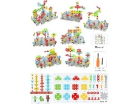 Resim Giffy / Oyuncak 3D Yaratıcı 340 Parça Tamir Seti Pilli Matkaplı Sök Tak Çantalı Eğitici Tamir Setim 