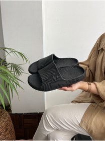 Resim Behtah Kundura Erkek Yiezyy Modeli Terlik Sport Terlik Kaymaz Taban Plaj Havuz Sahil Günlük Terlik 