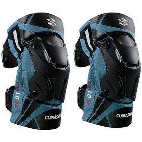 Resim Cuirassier Motosiklet Güvenlik Ürünleri Koruyucu Dizlikler Arazi Sürüş Ürünleri Bacak Koruyucuları Sürücü Koruyucu Donanım Gece Yansıtıcı K01-3 Mavi 