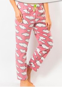 Resim Cepsiz Kışlık Polar Kadın Pijama Altı Tek Alt Je26 Pembe 