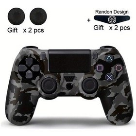 Resim Gaojunshop01 Gripli Ps4 Kumanda Kılıfı Gray Camo - Kaymaz, Çizilmeye Dayanıklı 