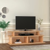 Resim Wood Face Woodface Ella Televizyon Sehpası 120X40 cm Doğal Ahşap Özel Tasarım 