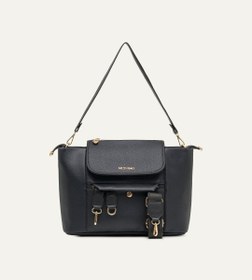 Resim Luna Siyah E. Deri Bebek Çantası 