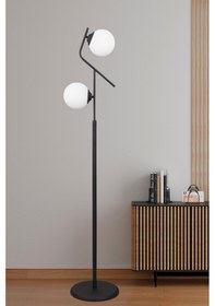 Resim Lugo 2 Li Siyah Lambader Beyaz Camlı Modern , Oturma Odası ,yatak Odası , Salon Lambader Çok Renkli 
