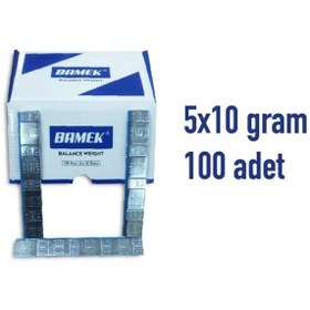 Resim Bamek YÜKSEK KALİTE yapıştırma balans kurşunu metal 5gr 10 gr şeritler 100 adet 