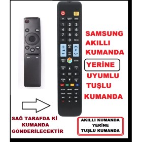 Resim Ata Elektronik Samsung Smart LED Tv K Serisi Akıllı Air Sihirli Kumanda BN59-01259B Akıllı Smart Air Sihirli Kumanda Yerine Tuşlu Kumanda - Samsung Tüm Modellere Uyumlu 1078 