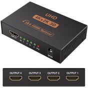 Resim Genel Markalar 5234 4 Port Uhd 4k Hdmi Switch Ekran Monitör Splitter Çoklayıcı Çoğaltıcı 