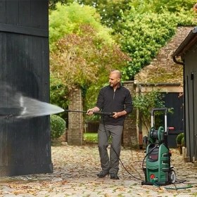 Resim Yüksek Basınçlı Yıkama Advancedaquatak 150 (Yüksek Basınçlı Yıkama Için Basınçlı Tabanca, 8 M Hortum, Nozül ve Şeffaf Su Filtresi, 2200 Watt, Basınç: 150 Bar, Maks. Debi: 500 L/saat 