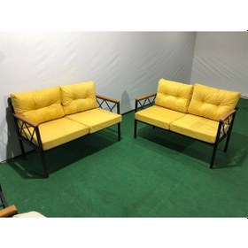 Resim 2+2balkon-bahçe-kafe-çay Seti-koltuk Takımı-oturma Grubu-ofis Koltuğu 2+2 Sarı 
