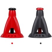 Resim Pazly Rc Araba İçin Metal Jek Standı - Kırmızı - Yükseltilebilir - Tamir Ve Dekorasyon Amaçlı - 6x4.9 Cm Boyutunda 