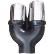 Resim 76lık Yuvarlak Içi Dolu Sağ Çıkışlı Egzoz Ucu 