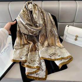 Resim Yeni moda başörtüsü, tüm mevsimler için plaj eşarpı, tatil için büyük boy şal, yumuşak ilkbahar ve sonbahar kıyafetlerine uygun 