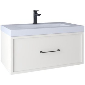 Resim Kobos Frame 80 Cm Lavabo Dolabı Bianco Kb710018 Diğer 
