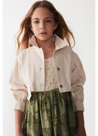 Resim Nk Kids Kız Ceket 24ynk36704 Yeşil 