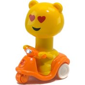 Resim Emoji Scooter Oyuncak Basgit Kırılmaz 12 Cm 