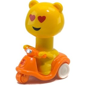 Resim Emoji Scooter Oyuncak Basgit Kırılmaz 12 Cm 