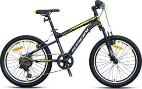 Resim VORTEX 4.0 - 20 MTB - 11' - 7 Vites - V.B. - Mat Siyah-Gri/Neon Sarı 