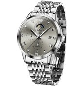 Resim Fastbuy Erkekler Olevs 2925 Çok Fonksiyonlu Su Geçirmez Aydınlık Kuvars Saat Gümüş Gri Çok Renkli Çok Renkli 