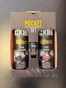 Resim RifleCX Pocket Set Silah Temizleme ve Bakım Kiti (3 Parça) 