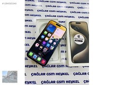 Resim Apple iPhone 15 Pro Max İkinci El YD | 256 GB | Natürel Titanyum İkinci El İPHONE 15 PRO MAX 256 GB TİTANYUM GRİ PİL 85 HATASIZ KUTULU