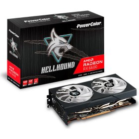 Resim Powercolor Hellhound RX6600 8gb 128BIT Gddr6 Pcı-Express 4.0 Ekran Kartı Axrx 6600 8gbd6-3dhl 