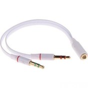 Resim Kulaklık Mikrofon Çoklayıcı 3.5Mm Çoklu Kulaklık Kablosu Stereo (296080381) 