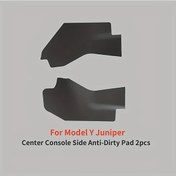 Resim Wangxi Tesla Model Y Juniper 2025 Merkez Kontrol Yan Anti Tekme Pedi Tpe Ön Kapı Dinlenme Pedalı Model Y Juniper İç Aksesuar 2 Adet 