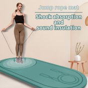 Resim Ev Jimnastiği, Fitness, Yoga ve Kilo Kaybı için Yumuşak Şok Emici ve Ses Yalıtımı olan Çift Taraflı Kaymaz Atlama İpi Matı 
