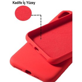 Resim iPhone Uyumlu 13 Logolu Silikon Kılıf Altı Kapalı İçi Kadife Lansman Arka Kapak 