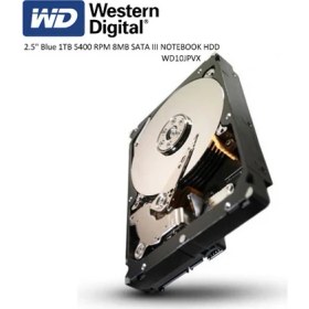 Resim Wd 2.5 Blue 1Tb 5400 Rpm 8Mb Sata3 Notebook Hdd Wd10Jpvx 