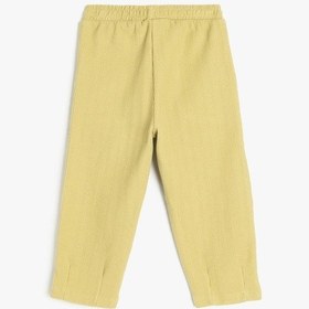 Resim Koton Cep Detaylı Beli Bağlamalı Pamuklu Eşofman Altı Khakı 5smb40007tk Haki 