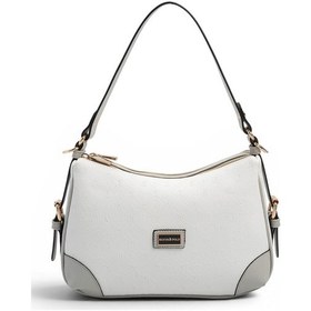Resim Silver Polo Sp1269 Kadın Omuz Çantası Logolu Beyaz-a.gri 