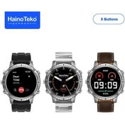 Resim GoMarkt Haino Teko RW-49 Akıllı Saat Ios ve Android Uyumlu 3 Kordonlu (Deri - Çelik - Plastik) 