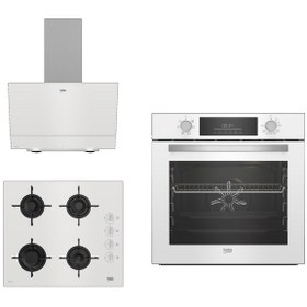 Resim Beko BFC 330 B - BOCD T 6011 EB - BDE 6050 HB New White Star Ankastre Set 
