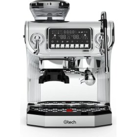 Resim G-Tech Gtech ST-530ED Espresso Kahve Makinesi, 1 Gruplu, Öğütücülü, Dijital 
