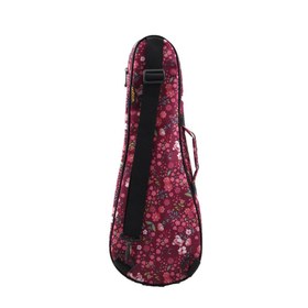 Resim Wagon 03 Serisi Soprano Ukulele Çantası - Pembe Çiçek 