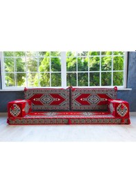 Resim Şark Köşesi Takımı , Oturma Grubu Yer Minderi Koltuk Takımı (Sünger Dahil) Yahyalı Modeli 2 Kolluklu 