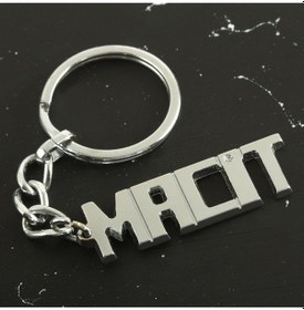 Resim Ilkeshop Macit İsimli Anahtarlık- Çok Renkli 