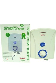 Resim Simetra Mutfak Tipi Şofben 5 mt Kablolu Orjınal Tam Takım Set Montaj Hariç 