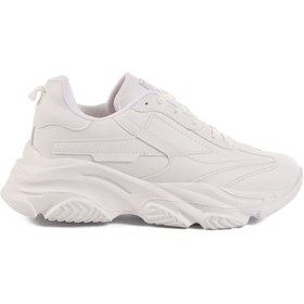 Resim WALKWAY Beyaz Bağcıklı Kadın Sneaker DRK171 G 