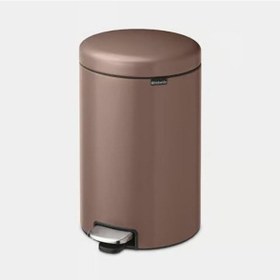 Resim Brabantia Çöp Kutusu 20 Litre Newicon Pedallı Satin Taupe 234026 Diğer 