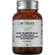 Resim VENATURA Saw Palmetto Plus L-Arjinin Likopen Mineral ve Bitki Ekstreleri 60 Kapsül 