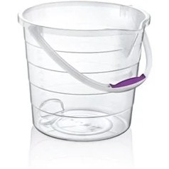 Resim Hobby Life Plastik Şeffaf Kademeli Temizlik Kovası(10 Lt) 