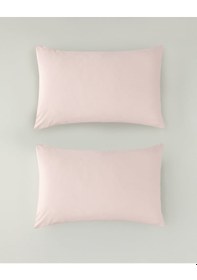 Resim English Home Pure Pamuklu 2'li Yastık Kılıfı 50x70 Cm Toz Pembe Toz Pembe 