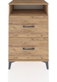 Resim Hyperion Komodin Tek Raflı 2 Çekmeceli 60x44x96 Çam-çam Çam 