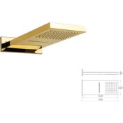 Resim Mistillo Paslanmaz Panel Tepe Duşu - Mrf03 