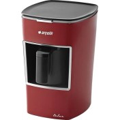 Resim Arçelik K-3300 Kırmızı Mini Telve Türk Kahve Makinesi 