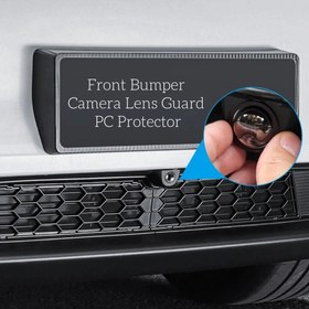 Resim Tesla 2025 Cybertruck/Model Y Juniper/Model S/3 2025 için Ön Tampon Kamera Lens Koruması PC Koruyucu - Dayanıklı Araba Aksesuarı, Şık Tasarım, Yüksek Kalite, Modern Araba Aksesuarı, Şık Araba Aksesuarı, Dayanıklı Araba Parçası, Yüksek Kalite 