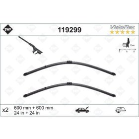 Resim Valeo 119299 - Sılecek Supurgesı Takımı 600mm / 600mm Mercedes W 